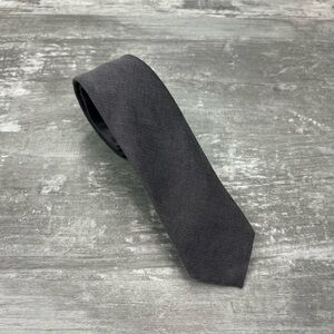 BDG Grey Corduroy Cotton Skinny Tie